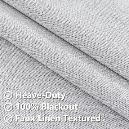 IGEMAEVE 100% Blackout Curtains 96 Inches Long - Image 5
