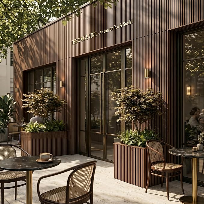 From Plain to Beautiful in Hours WPC Exterior Wall Slat Panels Waterproof - Image 17