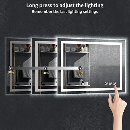 38"x26" LED Bathroom Mirror - Image 6