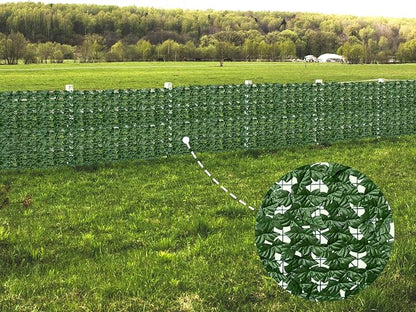 ODTORY Artificial Ivy Privacy Fence Wall Screen, 40X160 in UV-Anti Faux - Image 7
