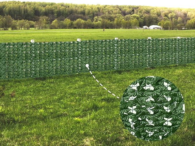 ODTORY Artificial Fence Privacy Screen: 6FT x 20FT UV-Anti Faux Greenery - Image 7