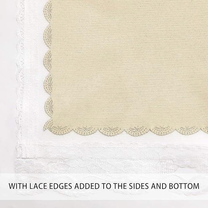 XiDi Curtains for Bedroom Decor Beige34/54/1 - Image 4