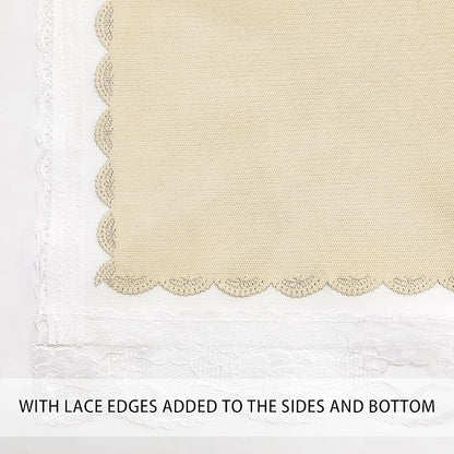 XiDi Curtains for Bedroom Decor Beige52/63/1 - Image 4