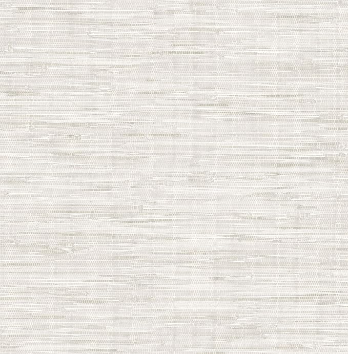 NuWallpaper by WallPops Cream Vinyl Grassweave Peel & Stick Wallpaper by NuWallpaper
