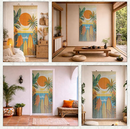 Vietbud Décor Summer Vibe Bamboo Beaded Curtains - Image 6