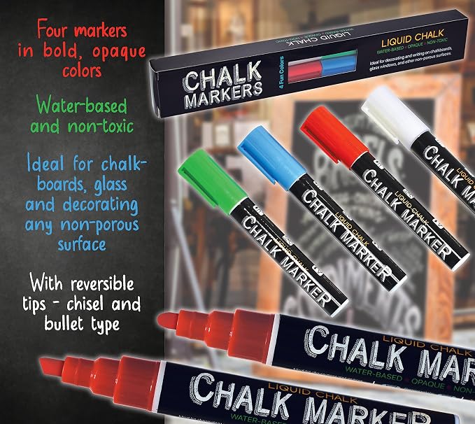 Better Office Products Magnetic Wall Chalkboard, X Large Size 20" x 30" - Image 5