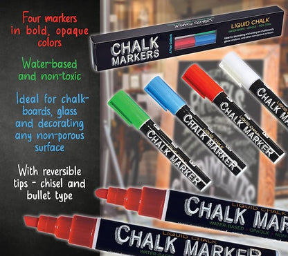 Better Office Products Magnetic Wall Chalkboard, X Large Size 20" x 30" - Image 5