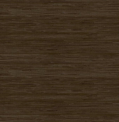 NuWallpaper x Society Social Brown Classic Faux Grasscloth Peel & Stick by NuWallpaper