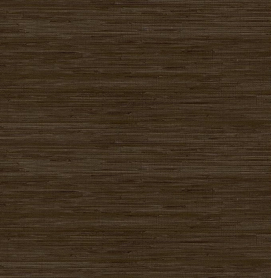 NuWallpaper x Society Social Brown Classic Faux Grasscloth Peel & Stick by NuWallpaper
