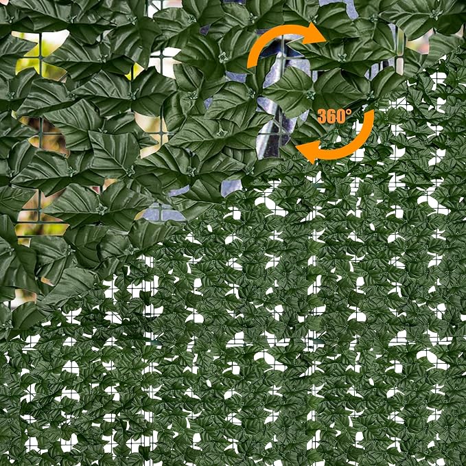 Artificial Ivy Privacy Fence Screen, Garden Greenery Decor - Image 7
