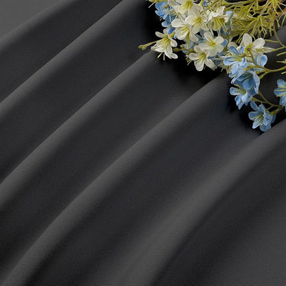 CUCRAF Dark Grey Blackout Curtains 72 inch Length 2 Panels Set, Rod Pocket Room - Image 7
