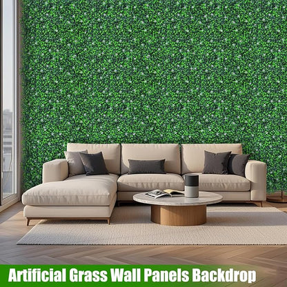 EverNture 48"x120" Grass Wall Panels, Artificial Grass Backdrop, Fake Greenery - Image 5