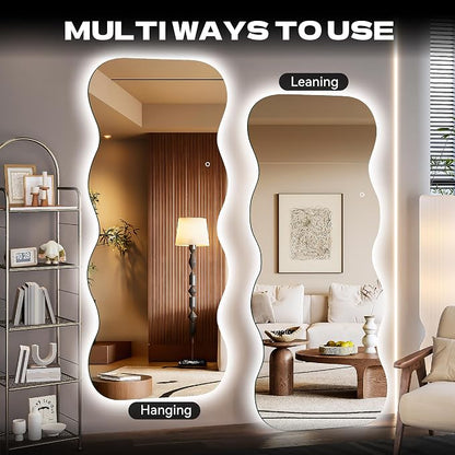 Hasipu Wavy Full Length Mirror - Image 5