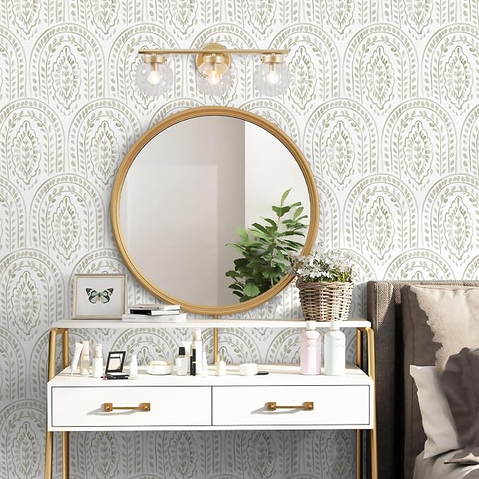 EeeComing Peel and Stick Wallpaper Boho Modern Wall Paper Peel and Stick - Image 4