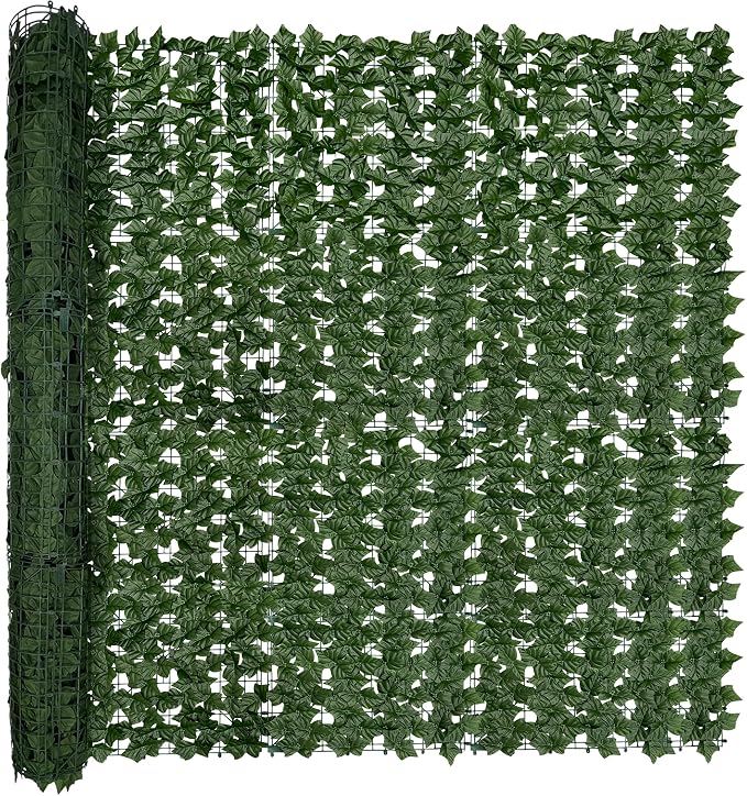 Artificial Ivy Privacy Fence Screen: 80 "x 120" Anti-Ultraviolet Artificial by DOPGIB