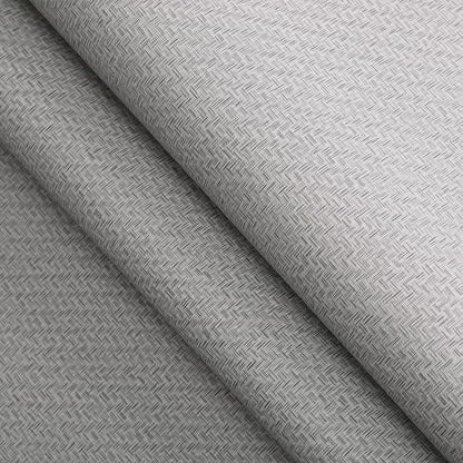 Haimin Fabric Wallpaper Textured Contact Paper Gray Grasscloth Wallpaper Peel - Image 6