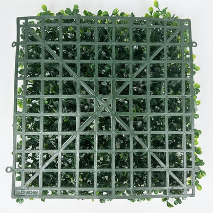 Sunnyglade 12 Pieces 10“x10“ Artificial Boxwood Panels Topiary Hedge Plant - Image 4