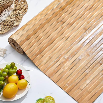 Juexica 2 Pcs Natural Bamboo Wall Panel 24 x 96 Inch Bamboo Covering Renewable - Image 7