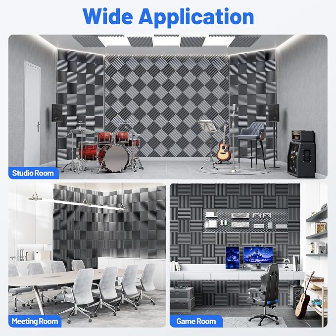 12 Pack Sound Proof Foam Panels - Image 7