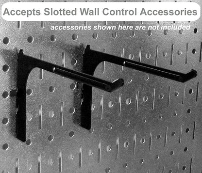 Wall Control Pegboard Organizer 4 ft. Metal Pegboard Standard Tool Storage Kit - Image 4