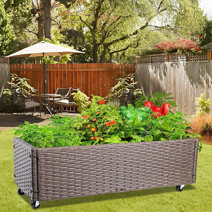 WONDER GARDEN Raised Garden Bed-Planter Box - Elevated Raised Garden Beds Outdoor with Legs for Vegetables Flower Herb Backyard Patio