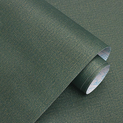 Guvana Grasscloth Peel and Stick Wallpaper Green/Gold Textured Contact Paper by Guvana