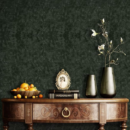 Abyssaly Dark Green Peel and Stick Wallpaper - Image 8