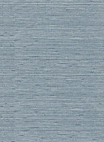 HueBurst Grasscloth Peel and Stick Wallpaper 17.3" x 197" Blue Textured - Image 8
