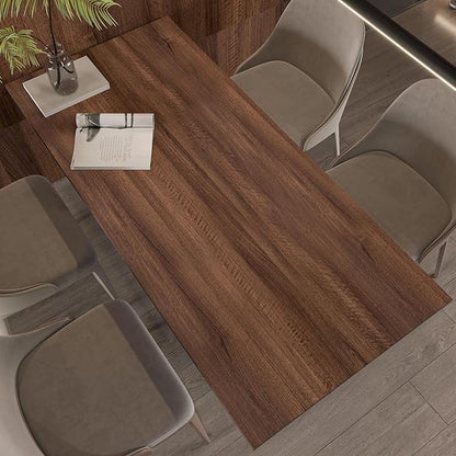 Walnut Wood Grain Contact Paper Peel and Stick Wood Wallpaper Removable - Image 2