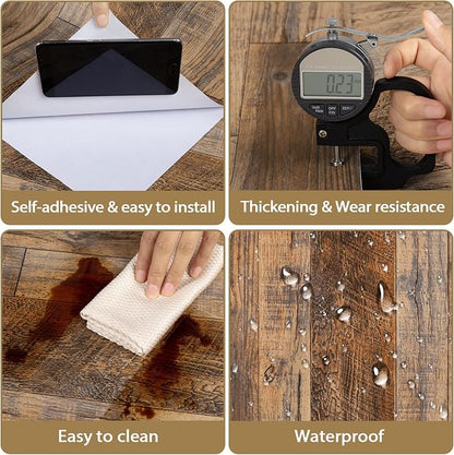 TANONE Wood Contact Paper Peel and Stick 17.5" X 118" - Image 4