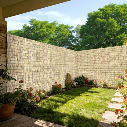 Reed Fencing Rolls, Decorative Bamboo Fencing 3x16FT High Roll Reed Screen - Image 3