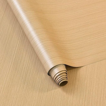 BOMENG Extra Wide Brown Wood Contact Paper Thick Oak Wood Wallpaper Peel and by BOMENG
