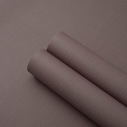 24"x393" Brown Grasscloth Peel and Stick Fabric Textured Contact Paper Linen - Image 8