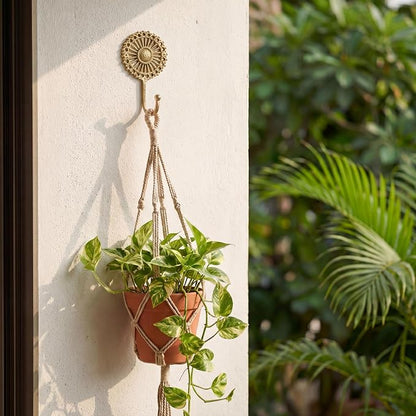 IndianShelf Solid Brass Boho Decorative Wall Hooks - Image 9