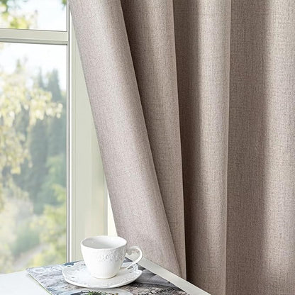 IGEMAEVE 100% Blackout Curtains 108 Inches Long - Image 6