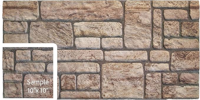 Dundee Deco 3D Wall Panels Faux Brick by DundeeDeco