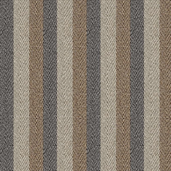Textured Fabric Wallpaper Peel and Stick Large Size 26"x400" Beige/Brown/Grey - Image 6