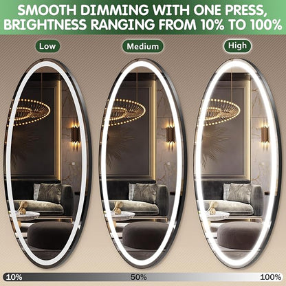 FENNIO 70" x 36" Large Wall Mounted Mirror - Image 3