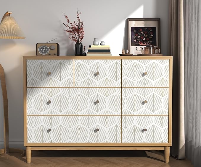Modern Peel and Stick Wallpaper 17.3''×118'' Self Adhesive Wallpaper Boho - Image 5