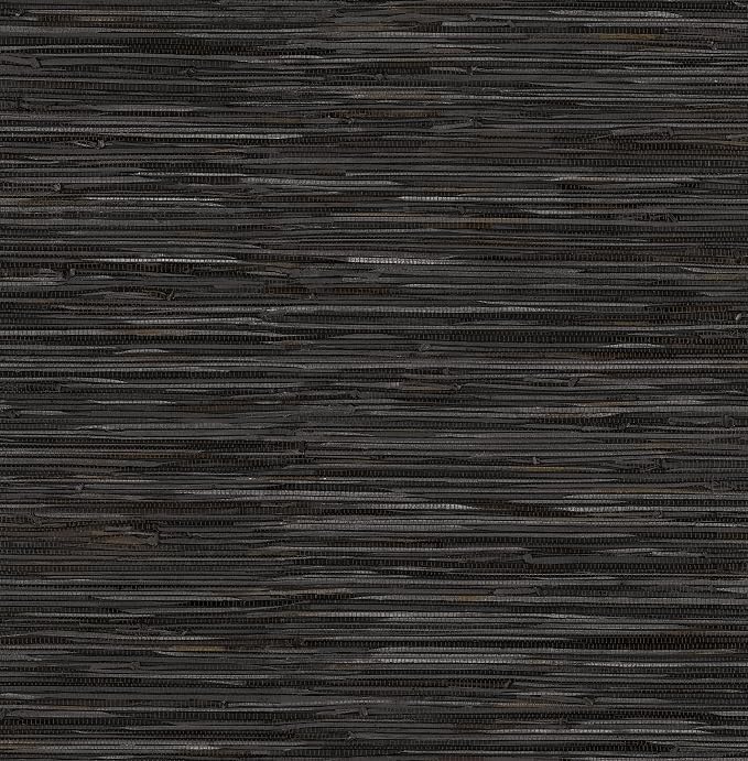 NuWallpaper Black Grassweave Peel and Stick Wallpaper, Textured Removable by NuWallpaper