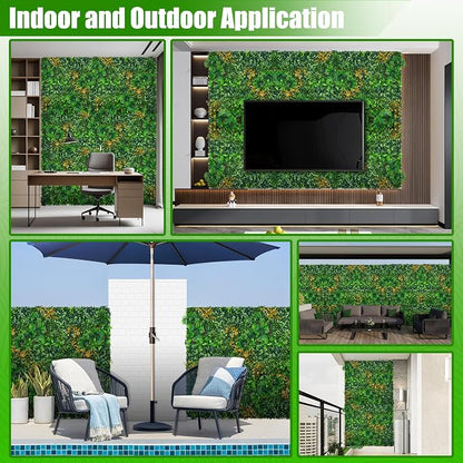 Grass Wall Panels, UV-Anti Faux Greenery Plant Boxwood Panels - Image 6