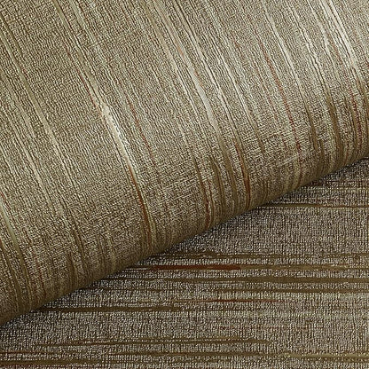 Livelynine Gold Grasscloth Peel and Stick Wallpaper Textured Accent Wall Paper - Image 4