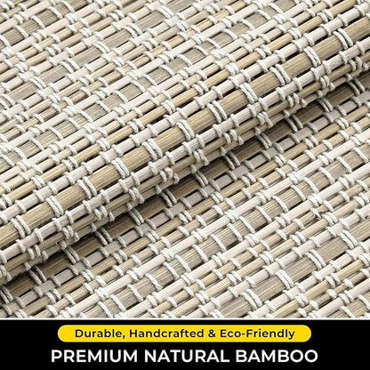 UNISHADES Cordless Bamboo Roman Shades - Image 3