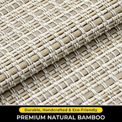 UNISHADES Cordless Bamboo Roman Shades - Image 3