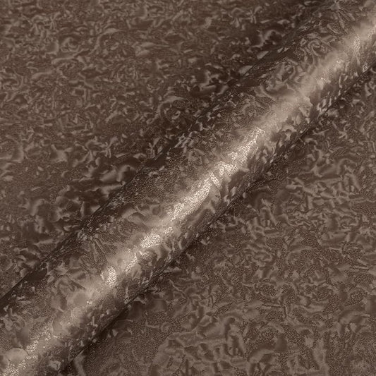 Abyssaly Brown Peel and Stick Wallpaper Vintage Embossed Floral Contact Paper by Abyssaly