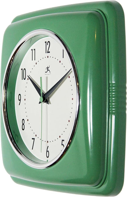 Infinity Instruments Square Silent Retro 9 inch Mid Century Modern Kitchen - Image 3