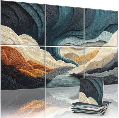 6 Pack Sound Absorbing Panels 72x48 Inch Decorative Acoustic Panels Acoustic by JaneTech