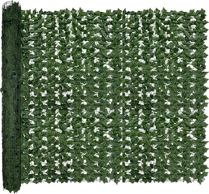 Artificial Ivy Privacy Fence Roll Screen, Garden Greenery Decor by DOPGIB