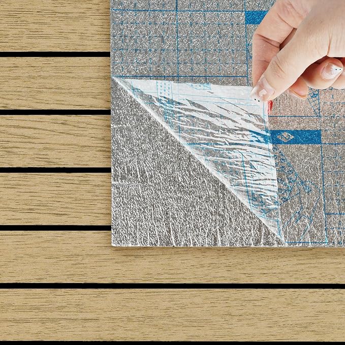 Brown 3D Wood Wall Panels Peel and Stick Fluted Wall Slat Panels 23.6"x197" - Image 6