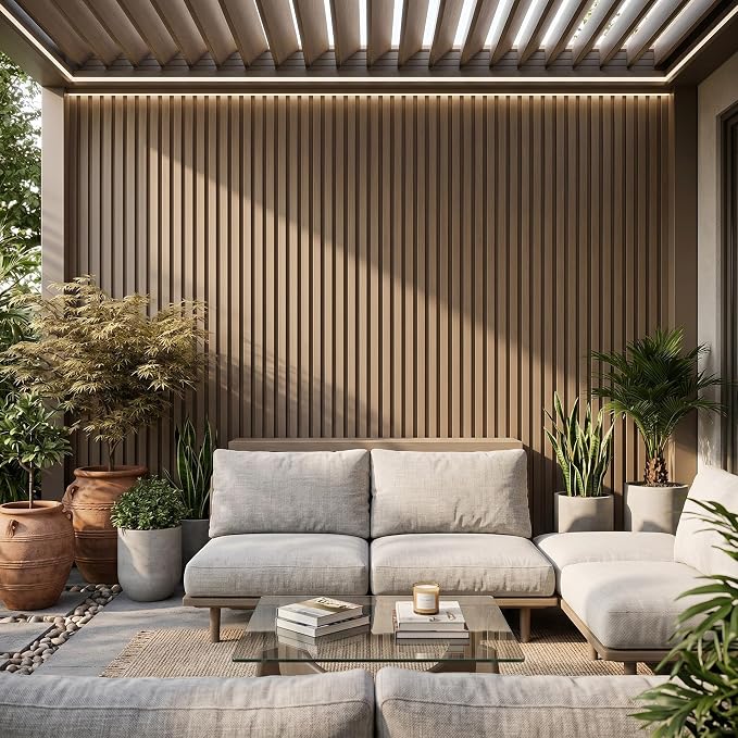 From Plain to Beautiful in Hours WPC Exterior Wall Slat Panels Waterproof - Image 19